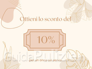 Sconto del 10 %